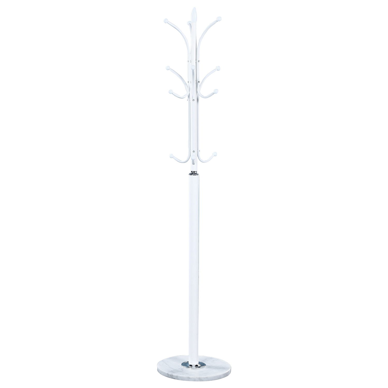 PERCHERO METAL BLANCO BASE MAROL
