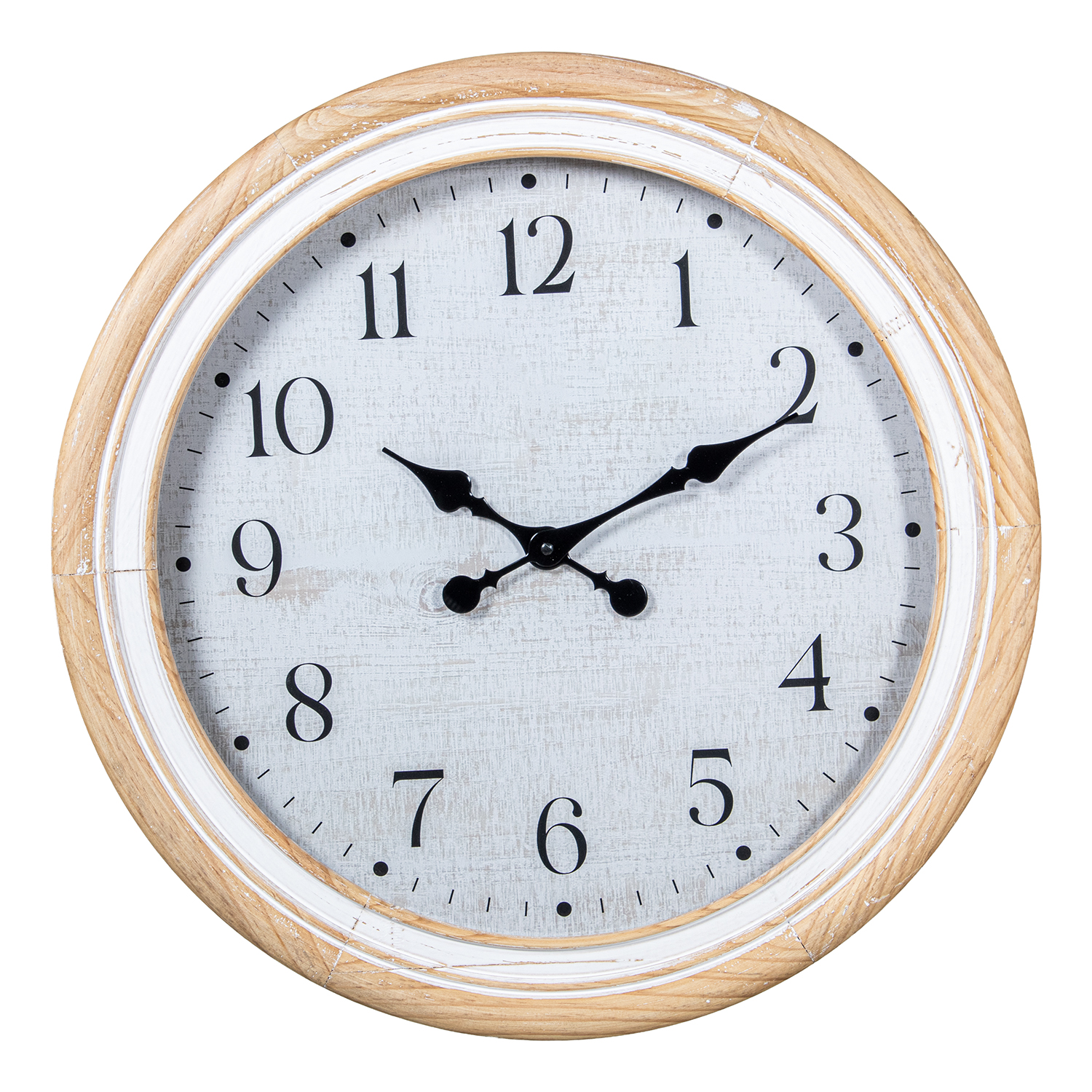 RELOJ PARED ø60CM MADERA