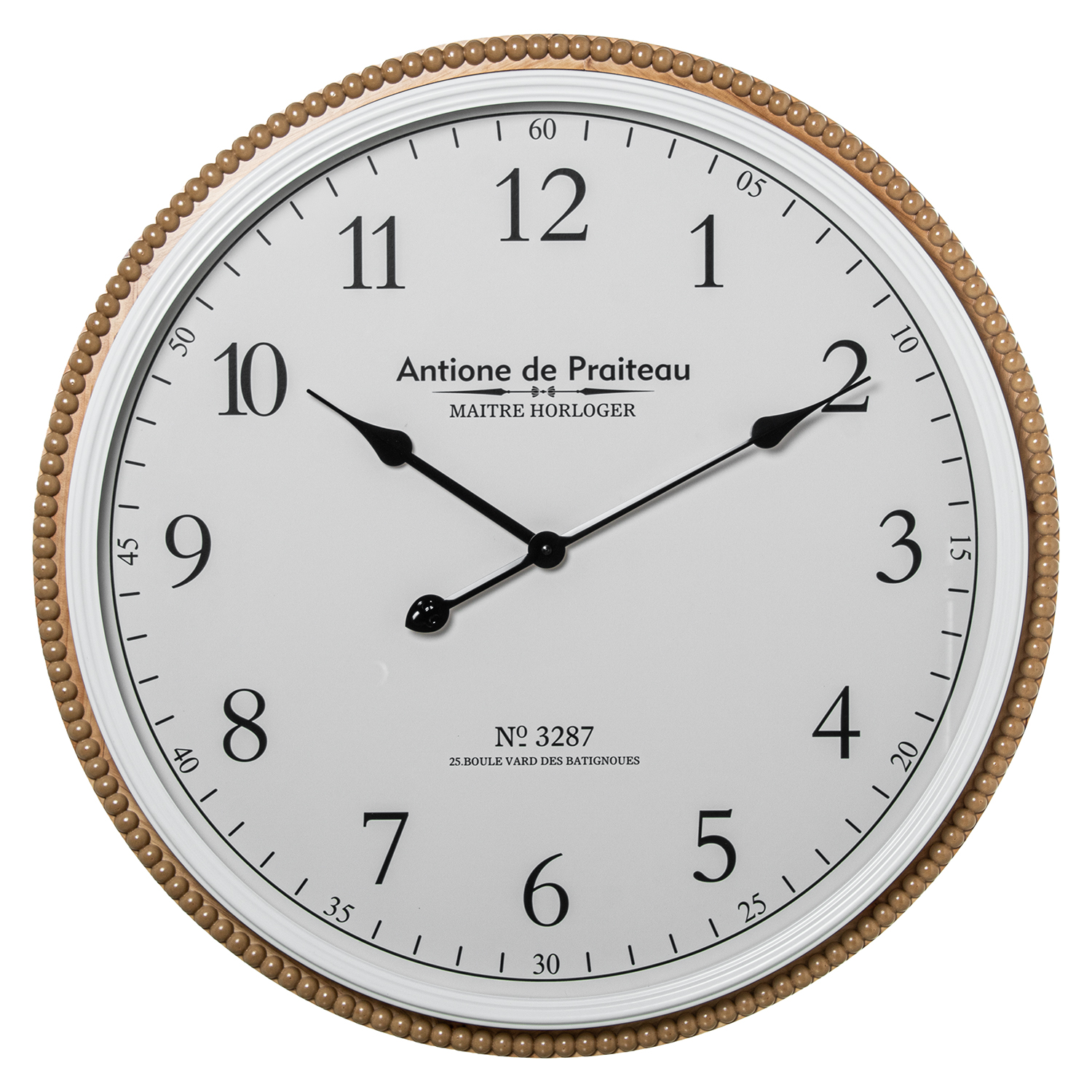 RELOJ PARED ø65CM MADERA