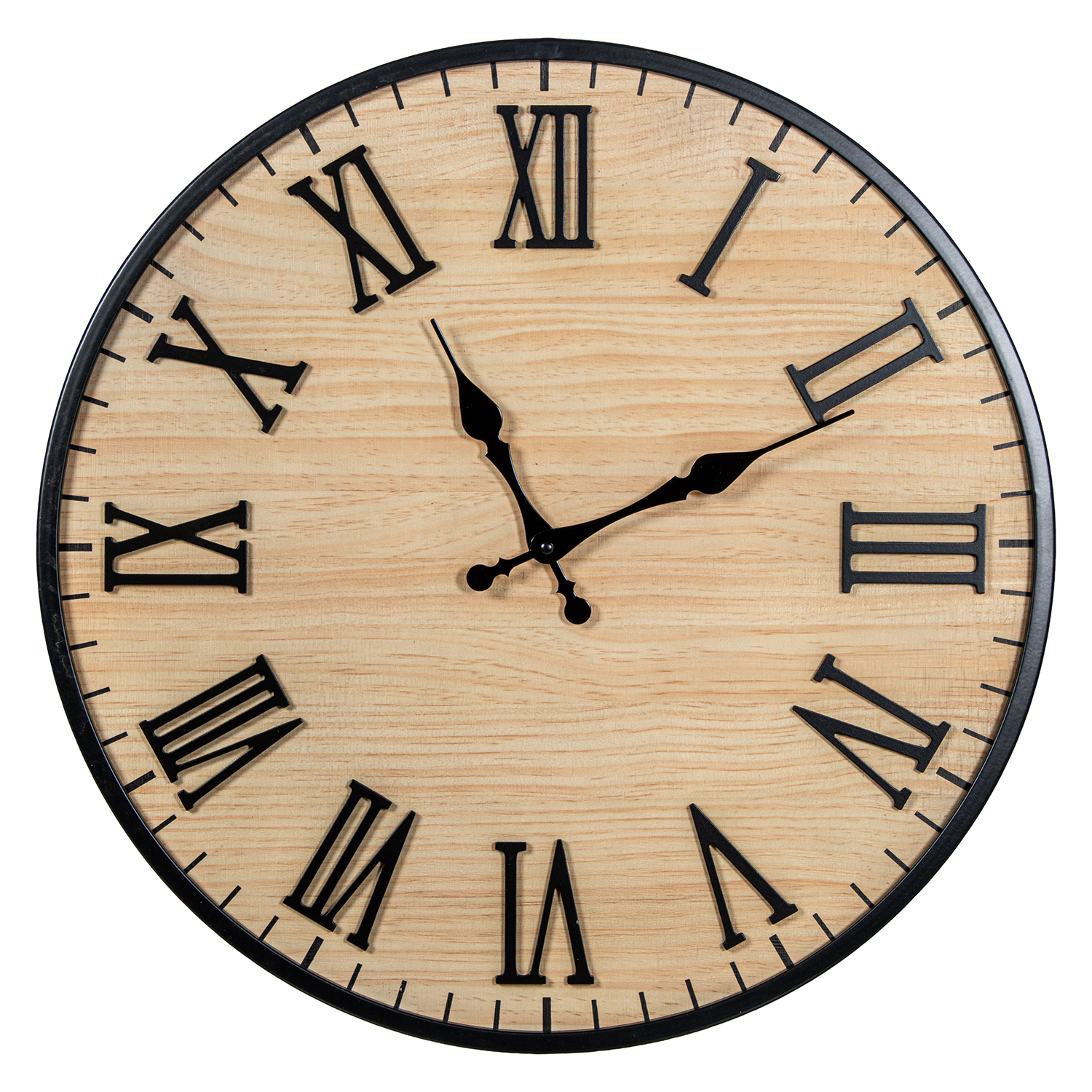 RELOJ PARED ø60CM METAL HIERRO