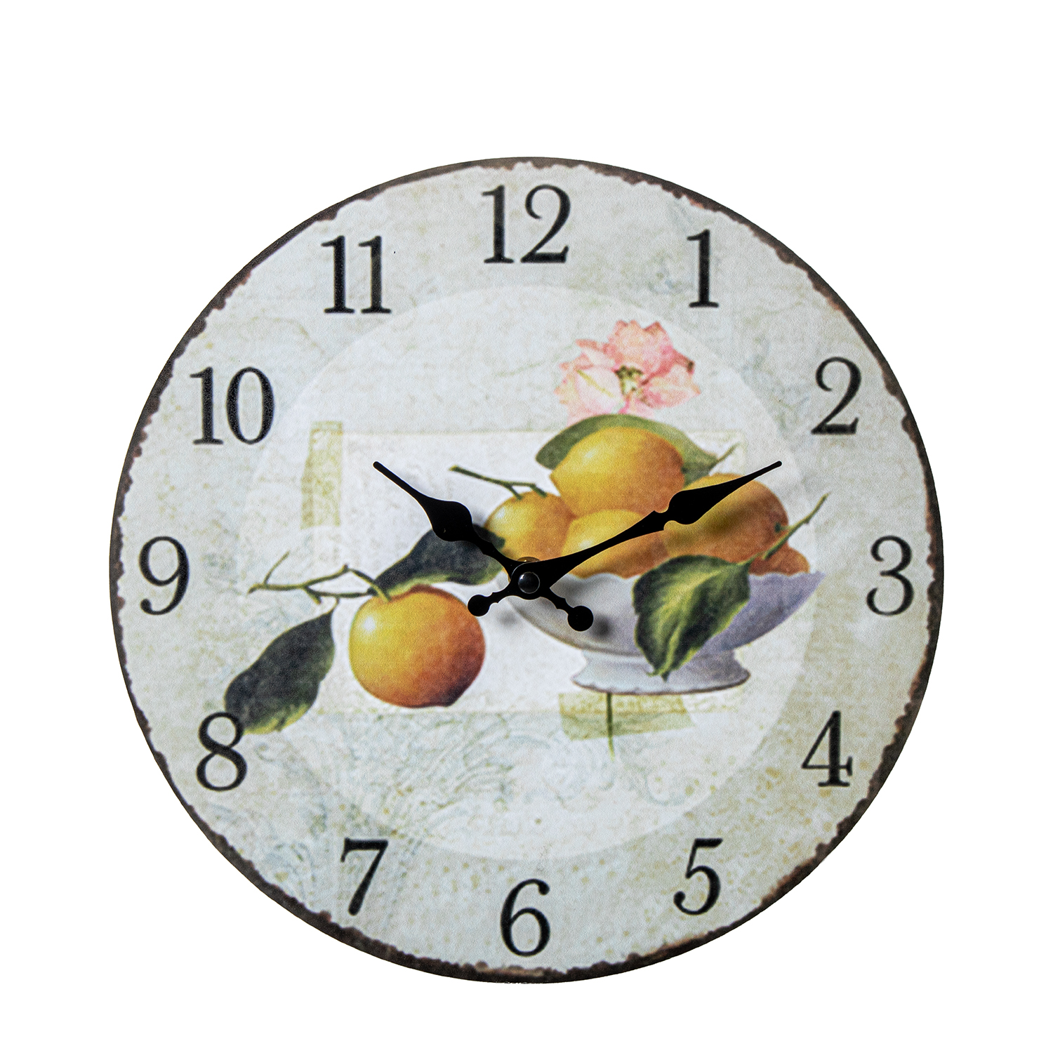 RELOJ PARED ø29CM MADERA DM