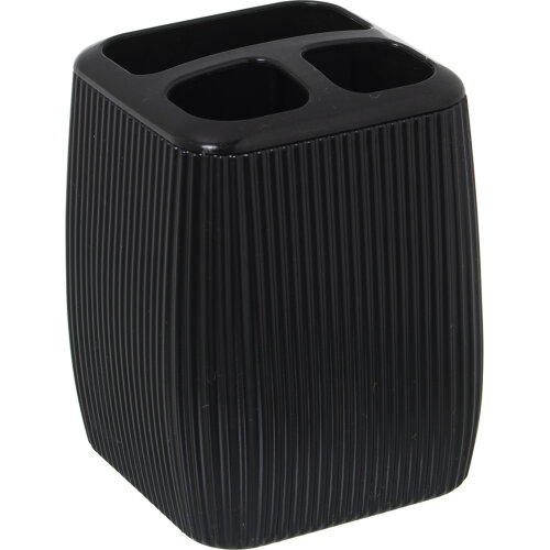 VASO CEPILLOS DE DIENTES BAÑOACRILICO GRIS
