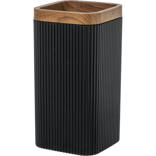 VASO BAÑO ACRILICO NEGROO BLANCO