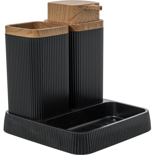 SET BAÑO DOSIFICADOR+VASO+JABO