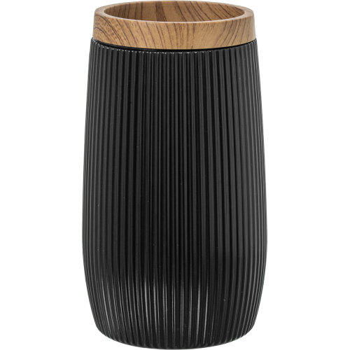 VASO BAÑO ACRILICO NEGRO