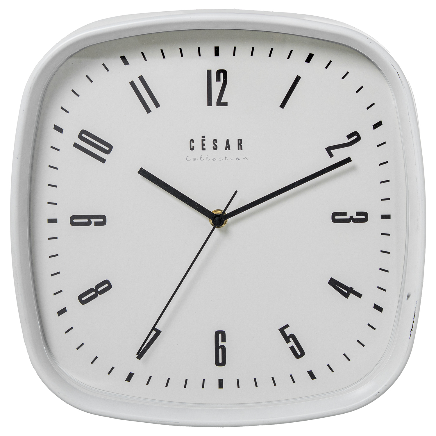 RELOJ PARED ACRÍLICO 30CM MARCO NEGRO