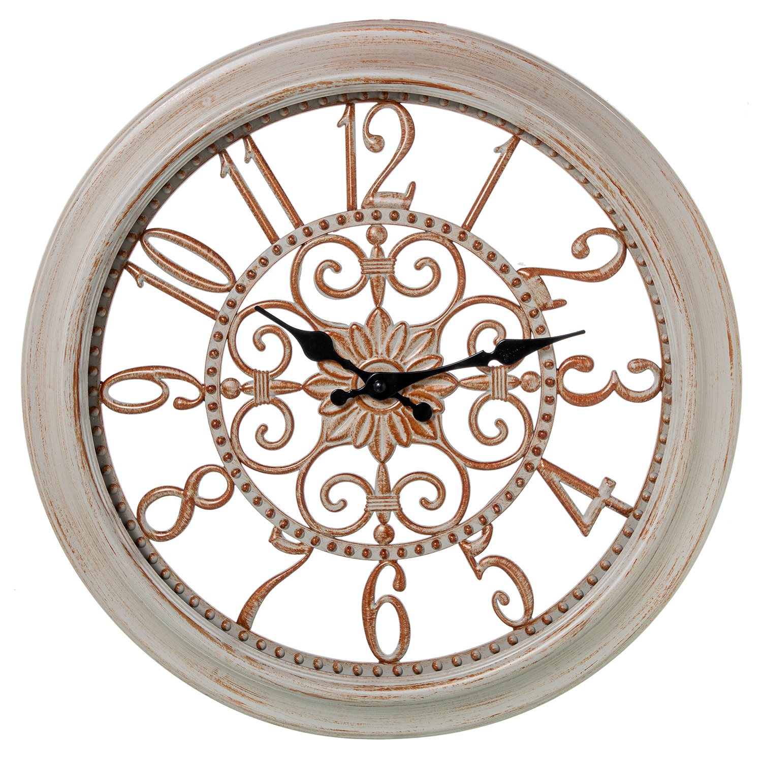 RELOJ PARED 40CM ACRÍLICO BLANDO/ BLANCO