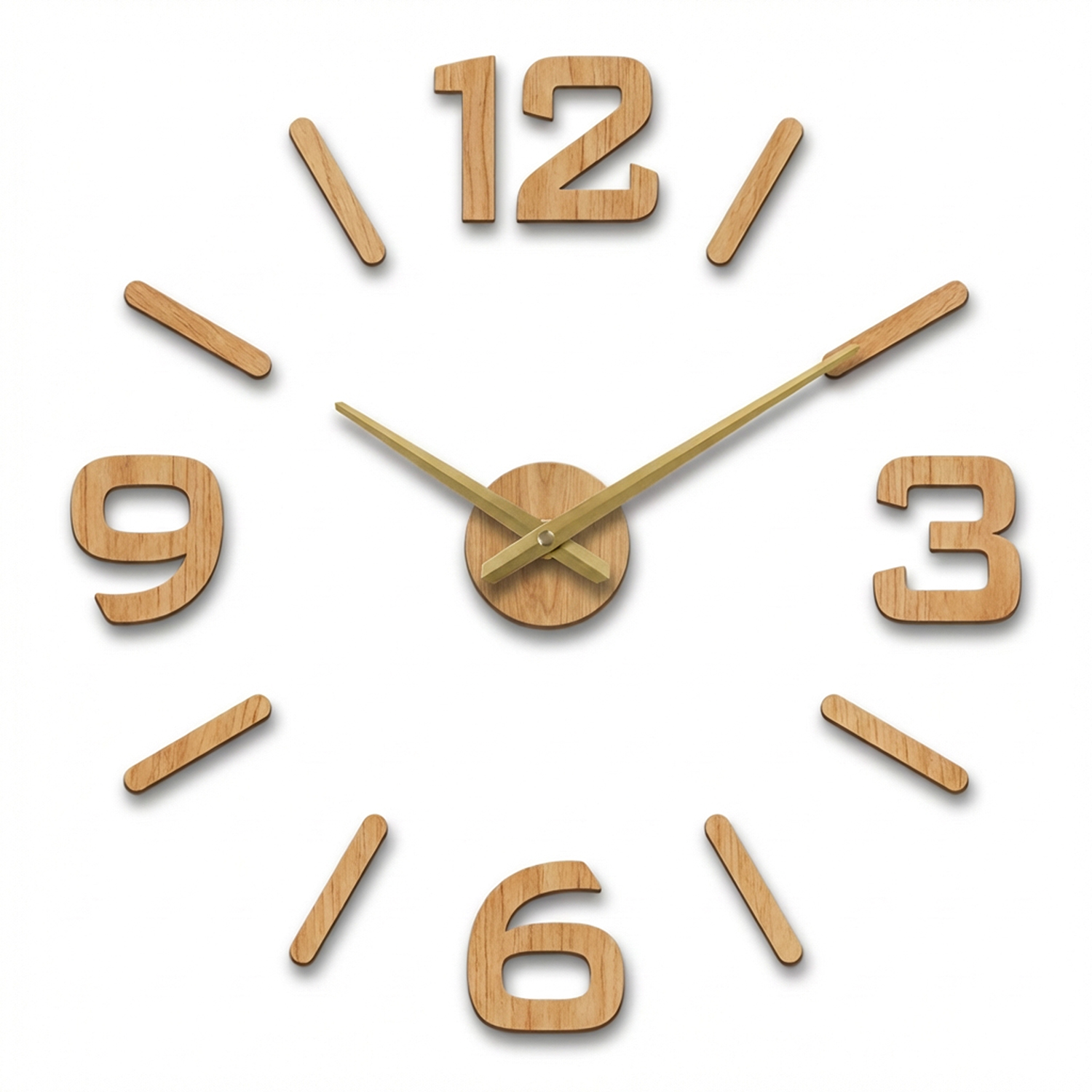 RELOJ PARED ADHESIVO GOMA EVA
