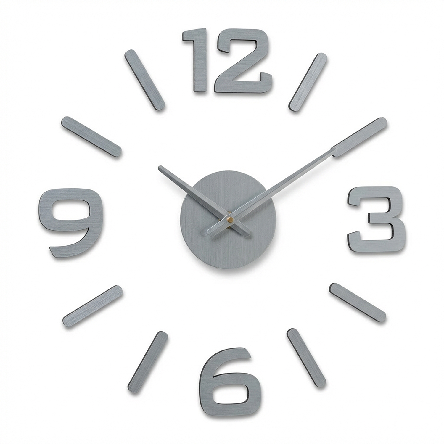 RELOJ PARED ADHESIVO GOMA EVANÁCAR BLANCO