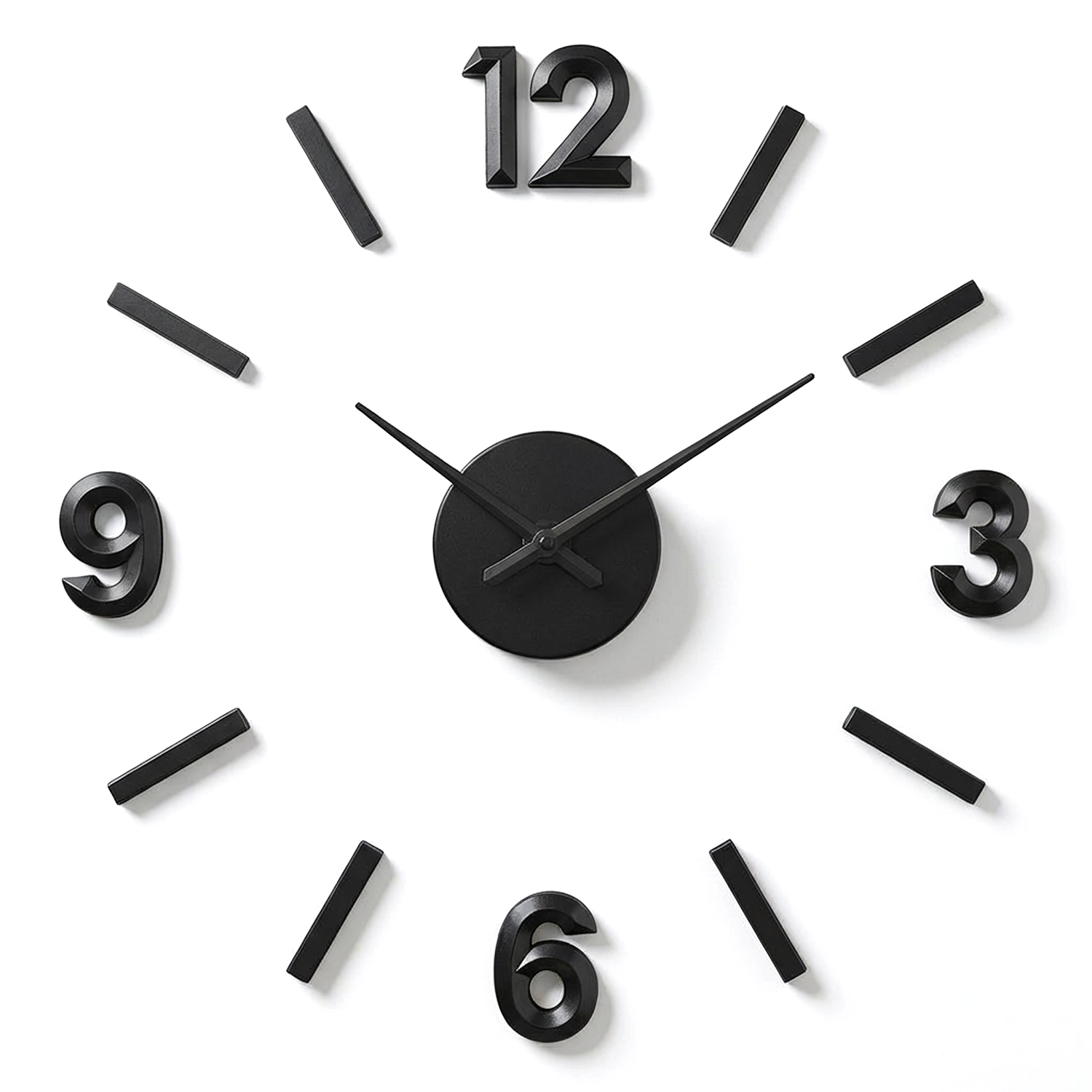 RELOJ PARED ADHESIVO GOMA EVADORADO