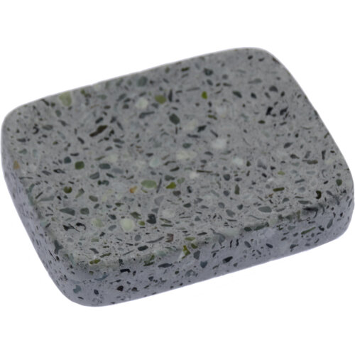 JABONERA BAÑO ACRÍLICA GRIS C/ BOLSA PARA ROPA