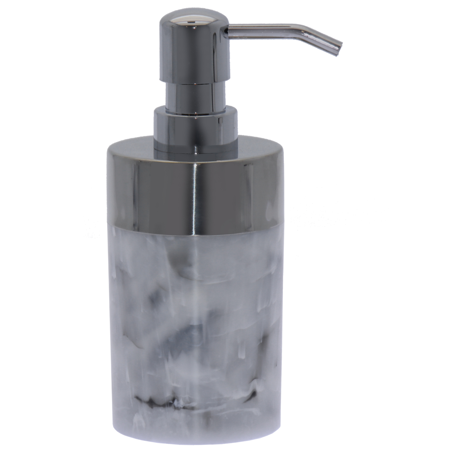 DOSIFICADOR BAÑO ACRÍLICO/METAL ACABADO MÁRMOL