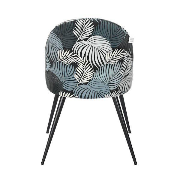 SILLA MOD. ADARA PATA NEGRA C/ GRIS OSCURO - NUEVO ESTAMPADO Se sirve en caja de 4 uds - Imagen 4