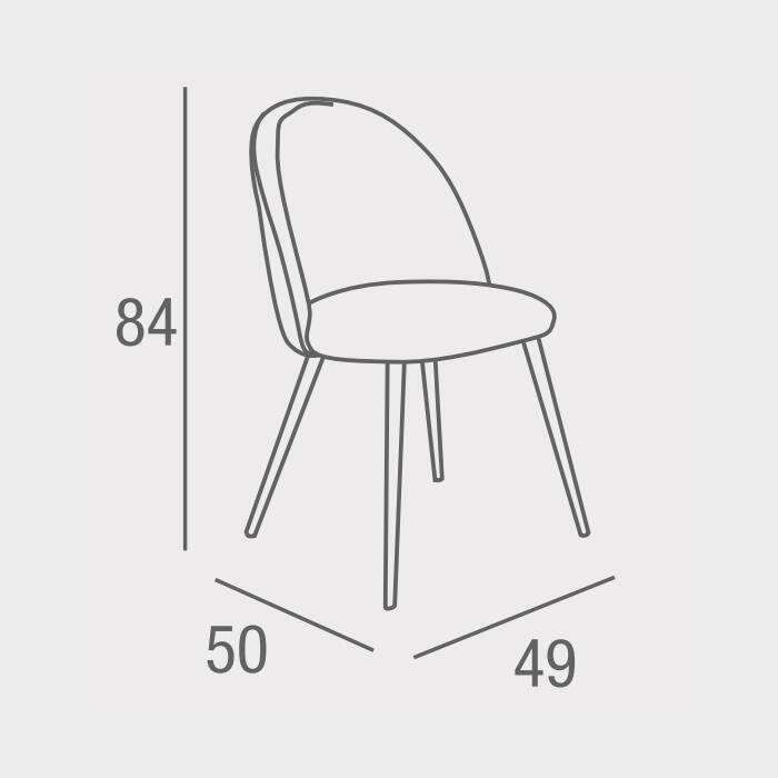 SILLA MOD. ADARA PATA MADERA C/ VERDE Se sirve en caja de 4 uds - Imagen 6