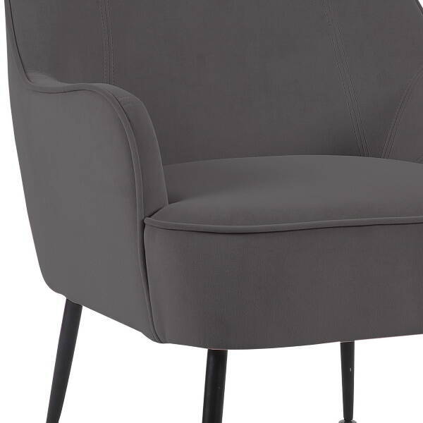 BUTACA MOD. AMUR TELA VELVET C/ GRIS - Imagen 3