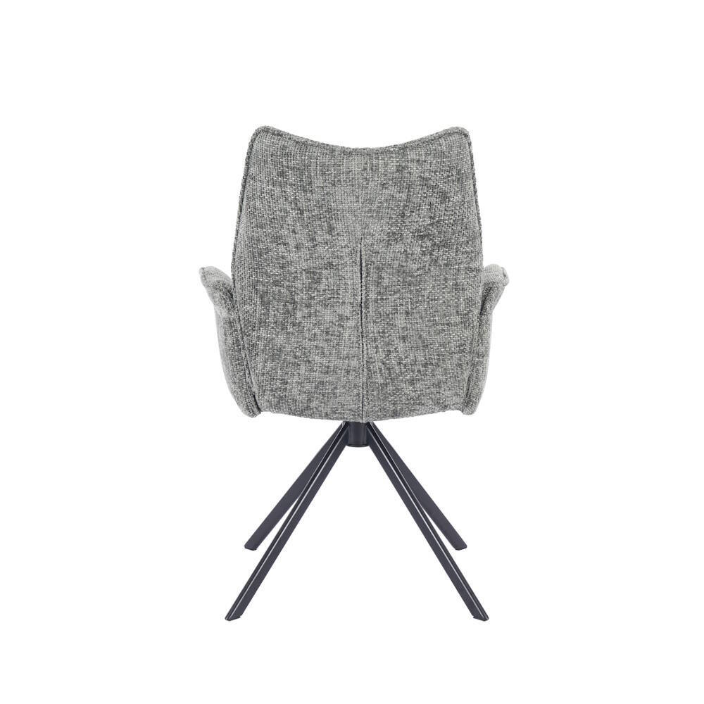 SILLA MOD. ANDER C/ BRAZOS TELA C/ MUSGO - PATA NEGRA (GIRATORIA 180º) SE SIRVE EN CAJAS DE 2 UDS - Imagen 5
