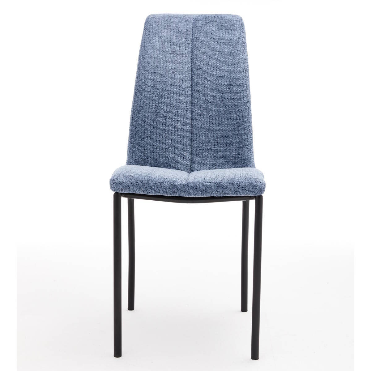 SILLA MOD. ARIZA TELA C/ AZUL - PATA NEGRA SE SIRVE EN CAJAS DE 4 UDS - Imagen 2