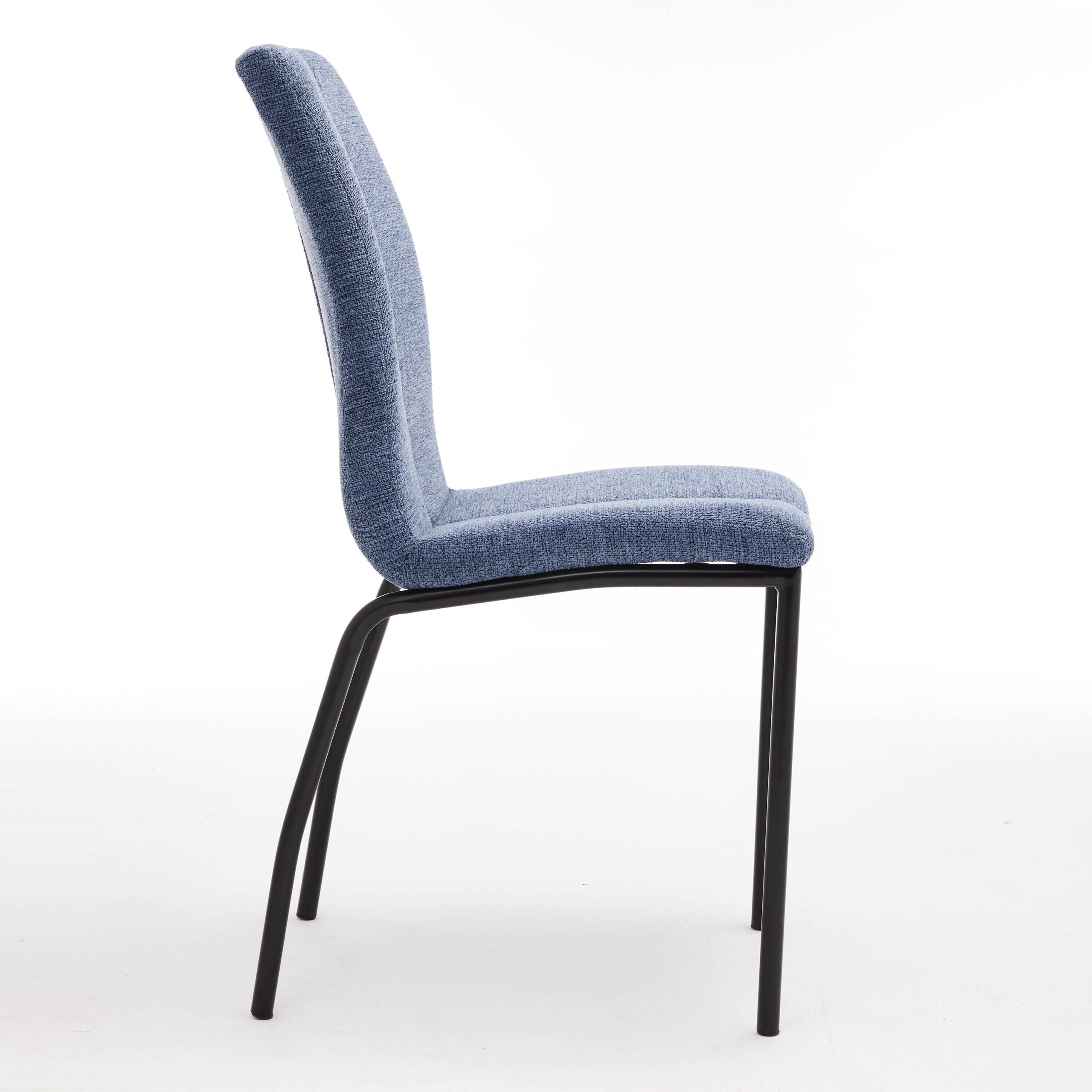 SILLA MOD. ARIZA TELA C/ AZUL - PATA NEGRA SE SIRVE EN CAJAS DE 4 UDS - Imagen 3