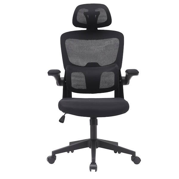 SILLA OFICINA MOD. AROA C/ NEGRO - ESTRUCTURA NEGRA - Imagen 2