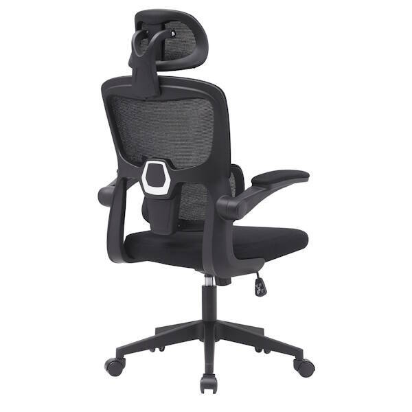 SILLA OFICINA MOD. AROA C/ NEGRO - ESTRUCTURA NEGRA - Imagen 5