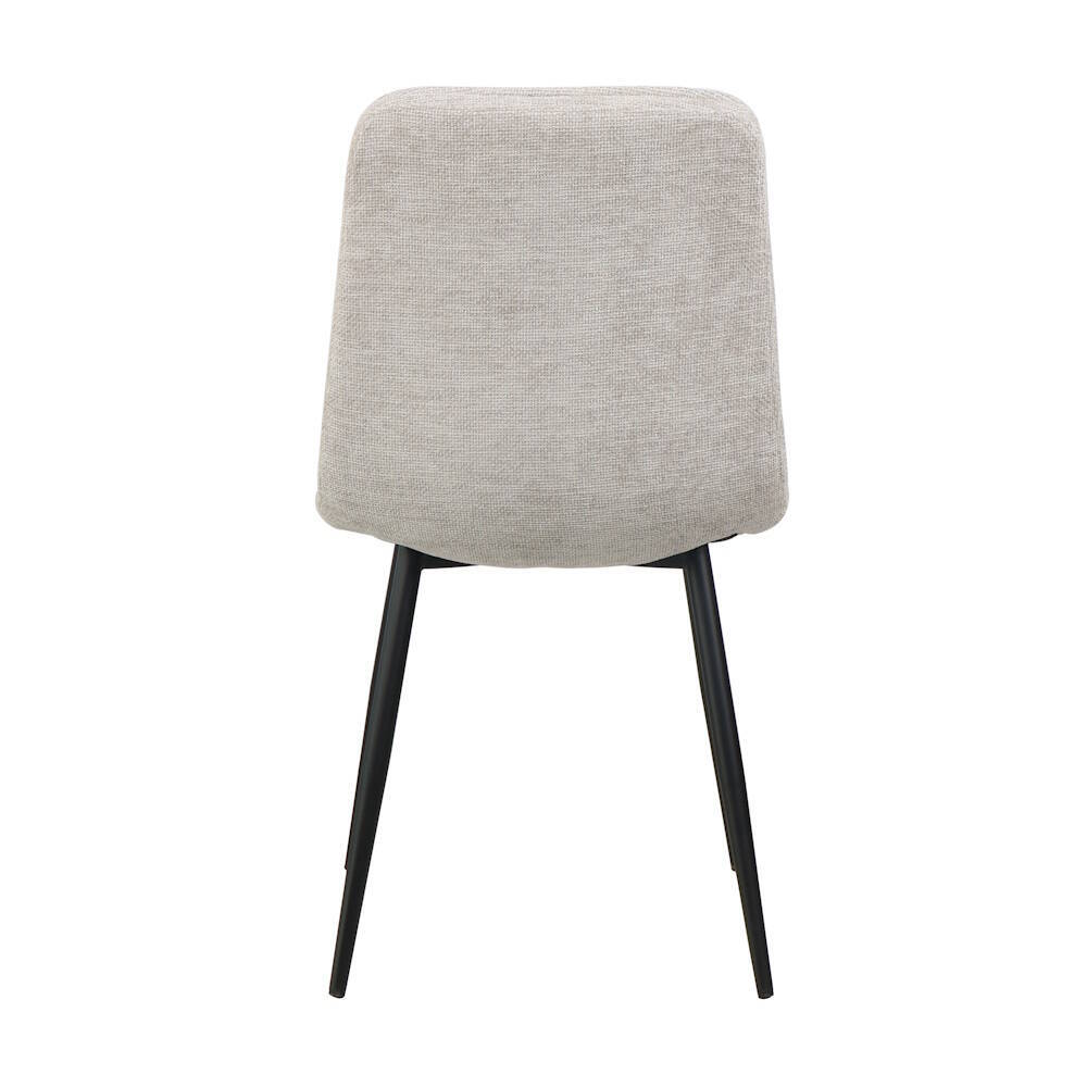 SILLA MOD. ASLAN TELA C/ GRIS CLARO - PATA NEGRA CAJAS DE 4 UDS. - Imagen 5