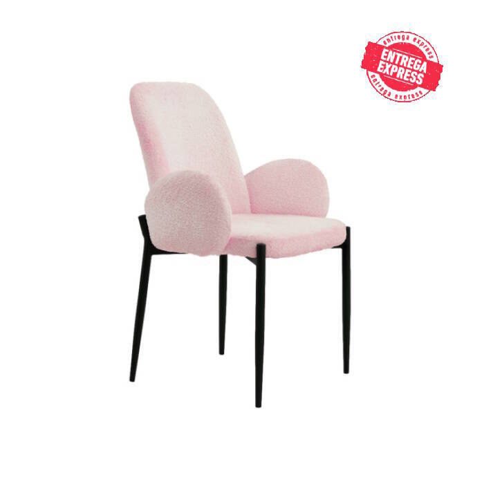 SILLA MOD. BECA TELA C/ ROSA CAJA DE 2 UDS
