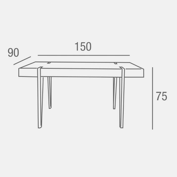 MESA COMEDOR MOD. BERLIN C/ ROBLE SONOMA - Imagen 4