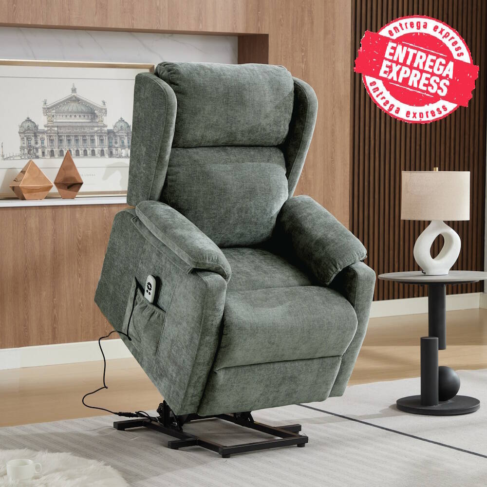 SILLON PWR LIFT MOD. BRIAR TELA C/ GRIS OSCURO (DARK) 2 MOTORES