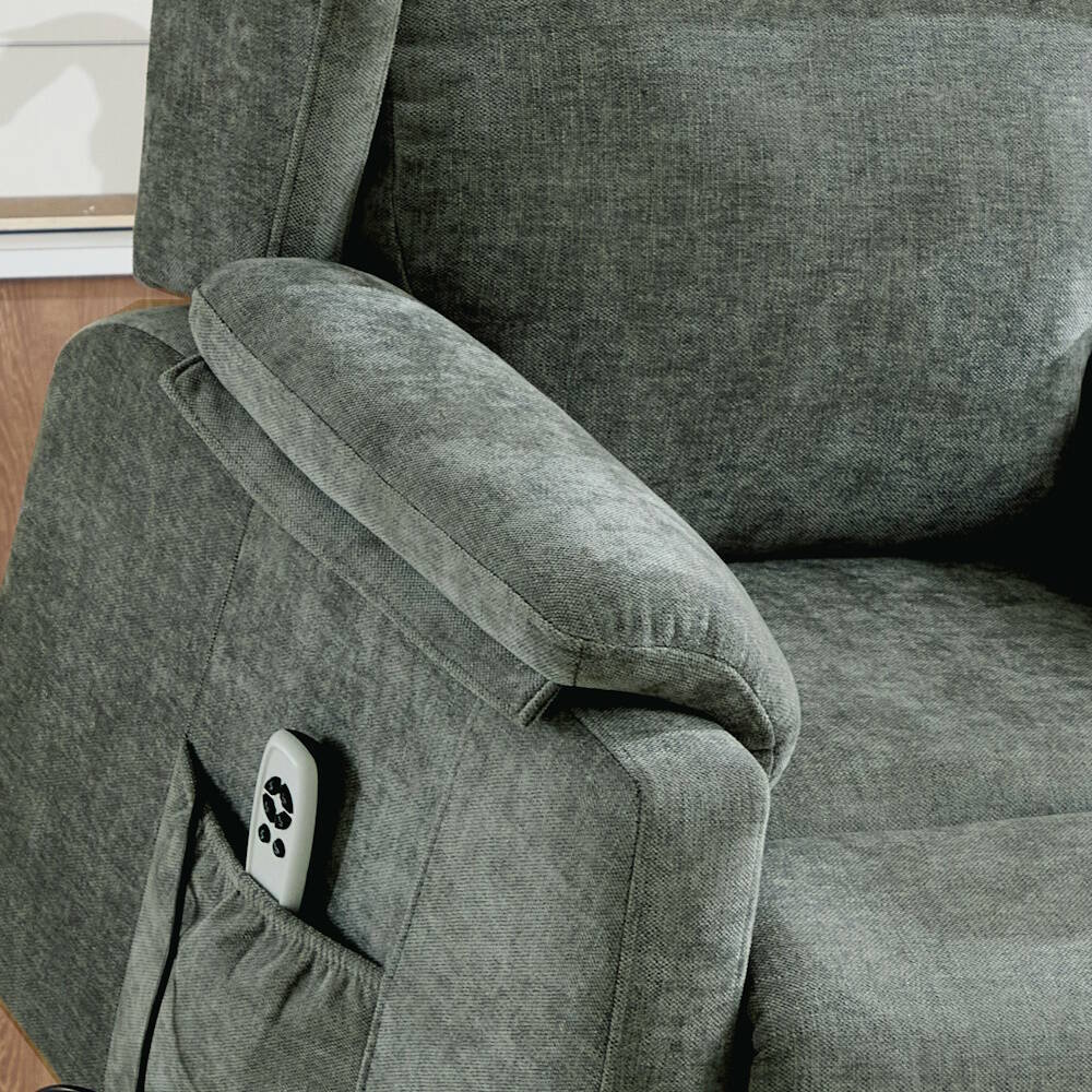 SILLON PWR LIFT MOD. BRIAR TELA C/ GRIS OSCURO (DARK) 2 MOTORES - Imagen 2