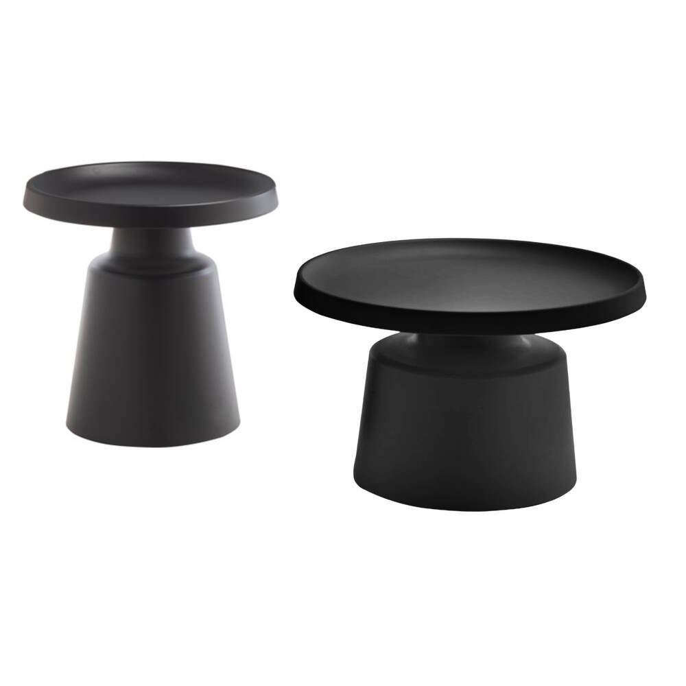SET MESAS CENTRO METALICAS MOD. CASSIAN C/ NEGRO