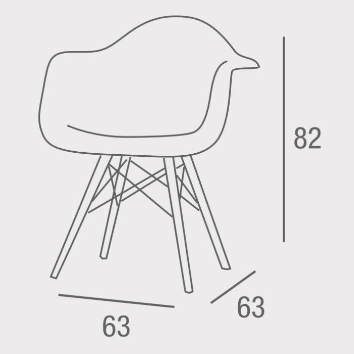 SILLA MOD. CHANTAL CAJAS DE 2 UDS - Imagen 4