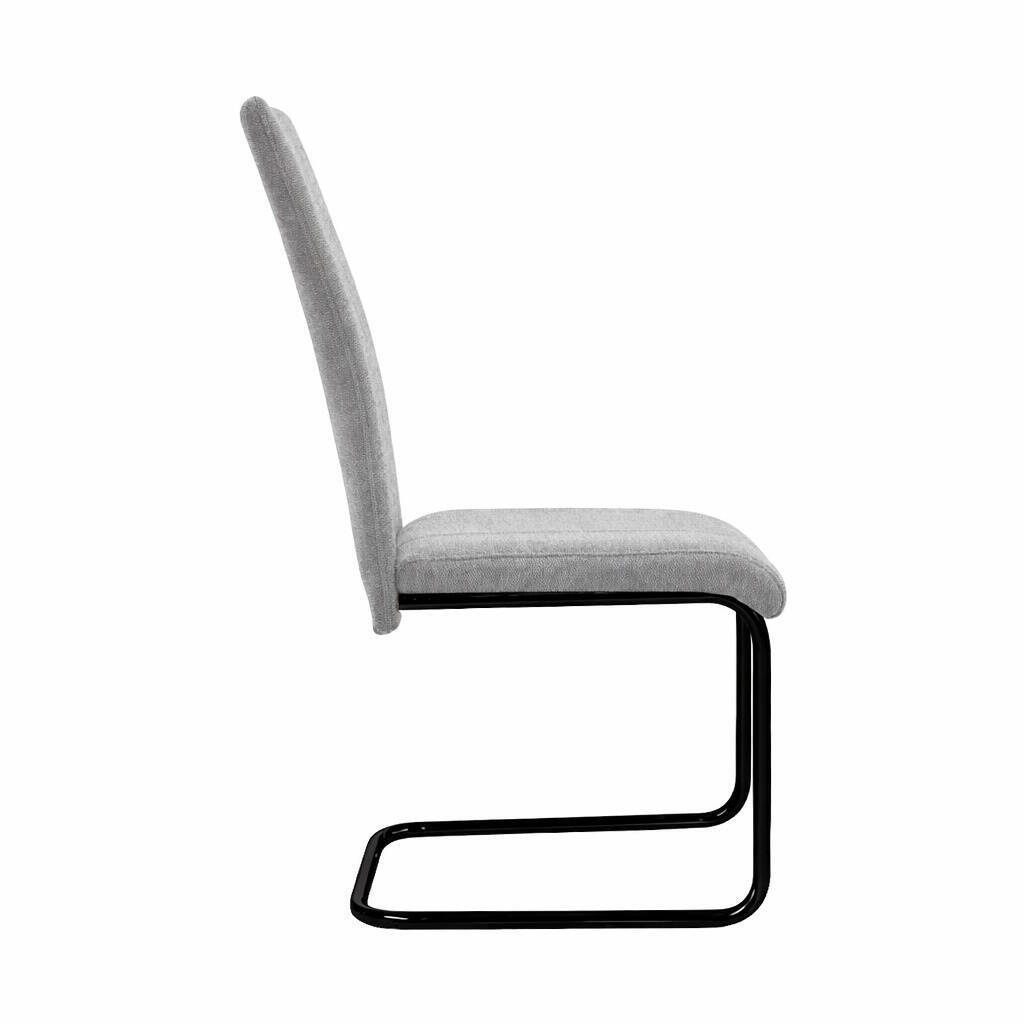 SILLA MOD. CHIARA PATA NEGRA TELA C/ GRIS SE SIRVE EN CAJAS DE 4 UDS - Imagen 4