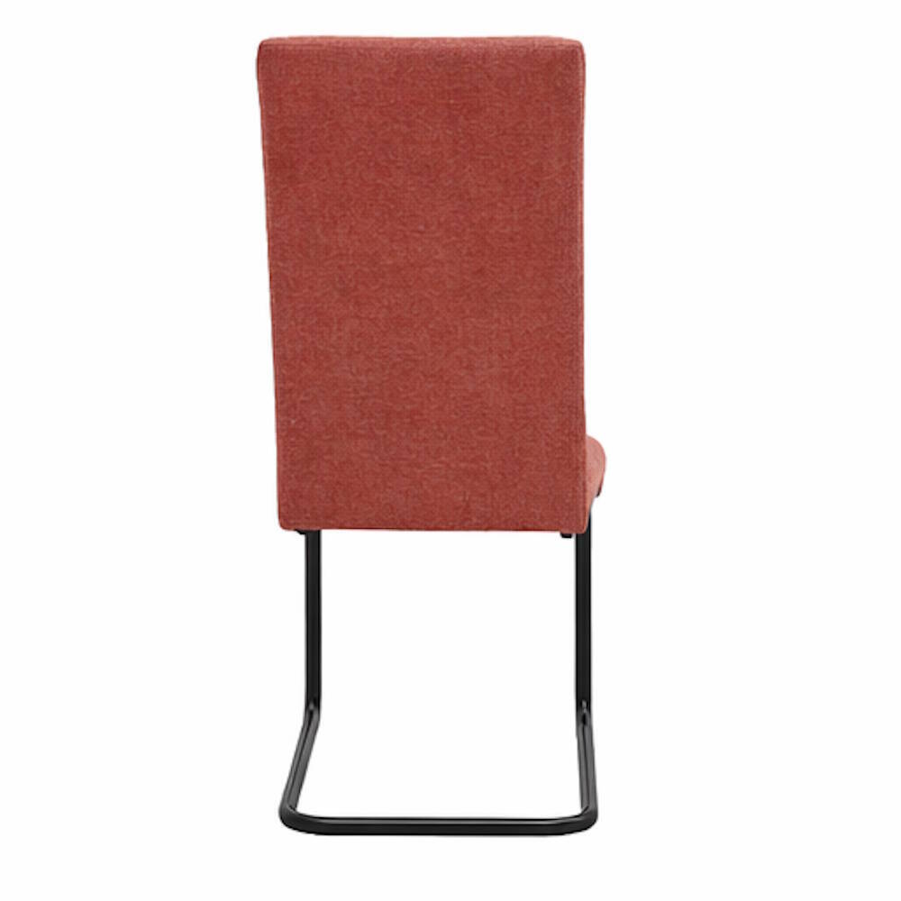 SILLA MOD. CHIARA PATA NEGRA TELA C/ CORAL SE SIRVE EN CAJAS DE 4 UDS - Imagen 4