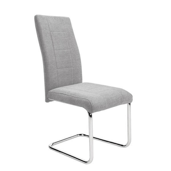 SILLA MOD. CHIARA PATA CROMO TELA C/ GRIS (NUEVA TELA) SE SIRVE EN CAJAS DE 4 UDS - Imagen 2
