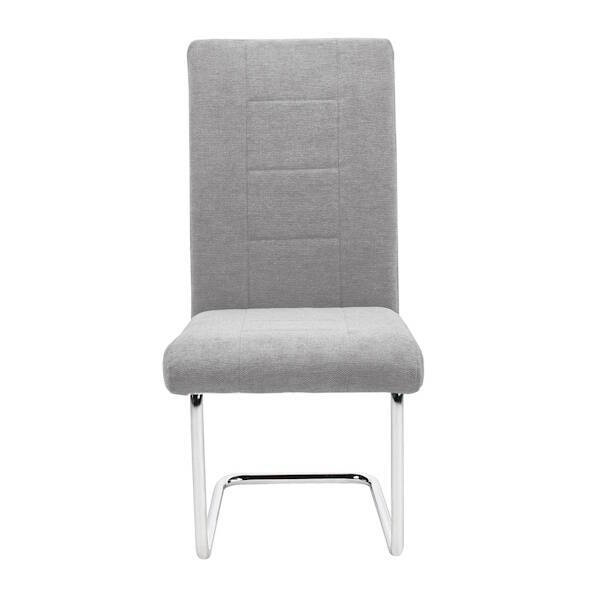 SILLA MOD. CHIARA PATA CROMO TELA C/ GRIS (NUEVA TELA) SE SIRVE EN CAJAS DE 4 UDS - Imagen 3