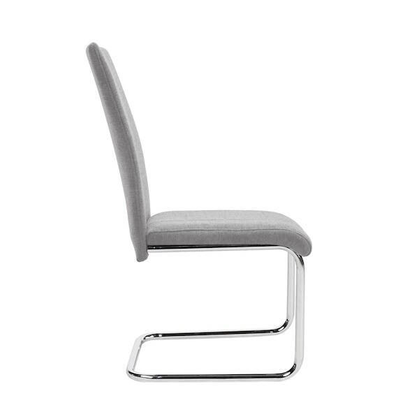 SILLA MOD. CHIARA PATA CROMO TELA C/ GRIS (NUEVA TELA) SE SIRVE EN CAJAS DE 4 UDS - Imagen 4