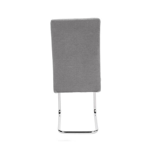SILLA MOD. CHIARA PATA CROMO TELA C/ GRIS (NUEVA TELA) SE SIRVE EN CAJAS DE 4 UDS - Imagen 5