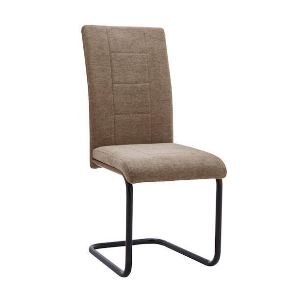 SILLA MOD. CHIARA PATA NEGRA TELA C/ MARRON SE SIRVE EN CAJAS DE 4 UDS - Imagen 2