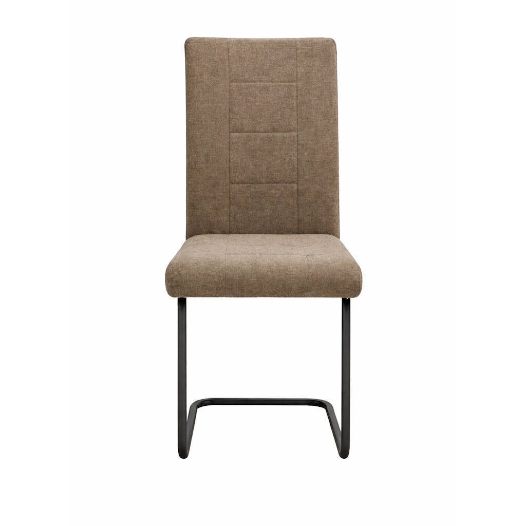SILLA MOD. CHIARA PATA NEGRA TELA C/ MARRON SE SIRVE EN CAJAS DE 4 UDS - Imagen 3
