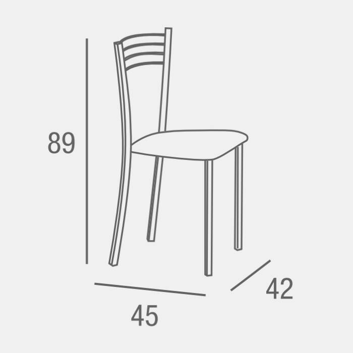 SILLA COCINA MOD. COLIN CAJA DE 4 UDS - Imagen 7