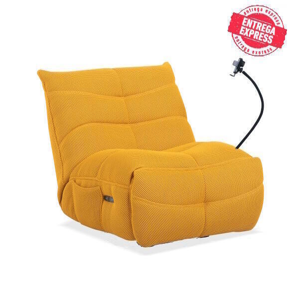 SILLON MOD. DIMIAN ELECTRICO TELA C/ MOSTAZA 31041173 - RELAX ELECTRICO