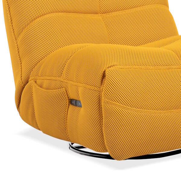 SILLON MOD. DIMIAN ELECTRICO + CARGADOR - TELA C/ MOSTAZA 31037788 - RELAX ELECTRICO - Imagen 2