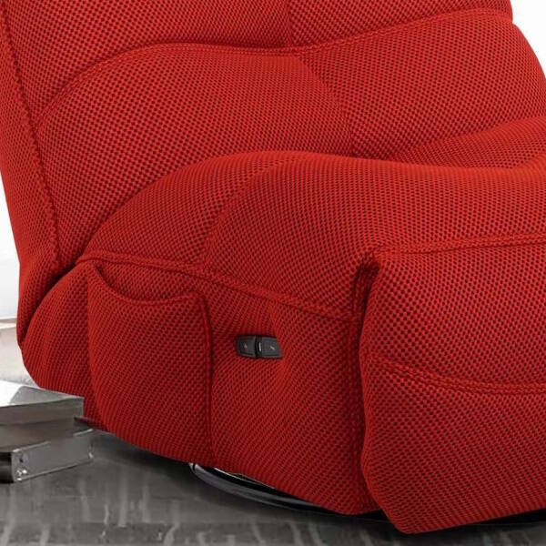SILLON MOD. DIMIAN ELECTRICO + CARGADOR TELA C/ ROJO 31037788 - RELAX ELECTRICO - Imagen 2