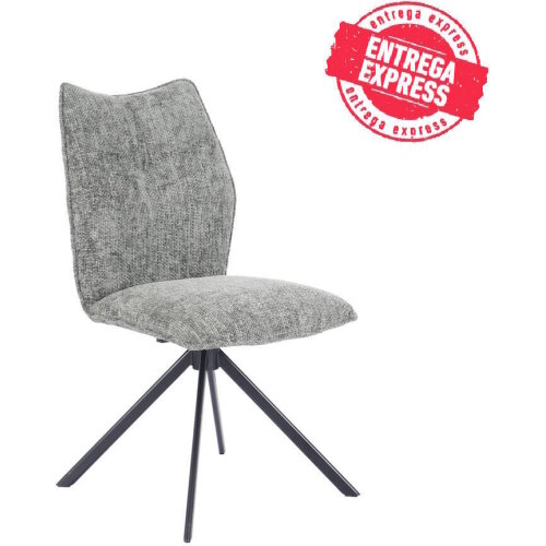 SILLA MOD. ENEAS TELA C/ MUSGO - PATA NEGRA (GIRATORIA 180º) SE SIRVE EN CAJAS DE 2 UDS