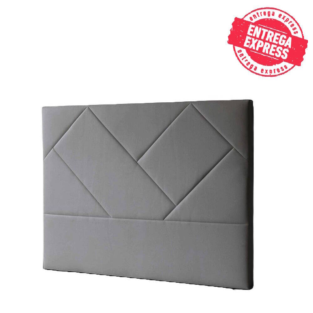 CABECERO MOD. EUROPA 150 CM TELA C/ GRIS