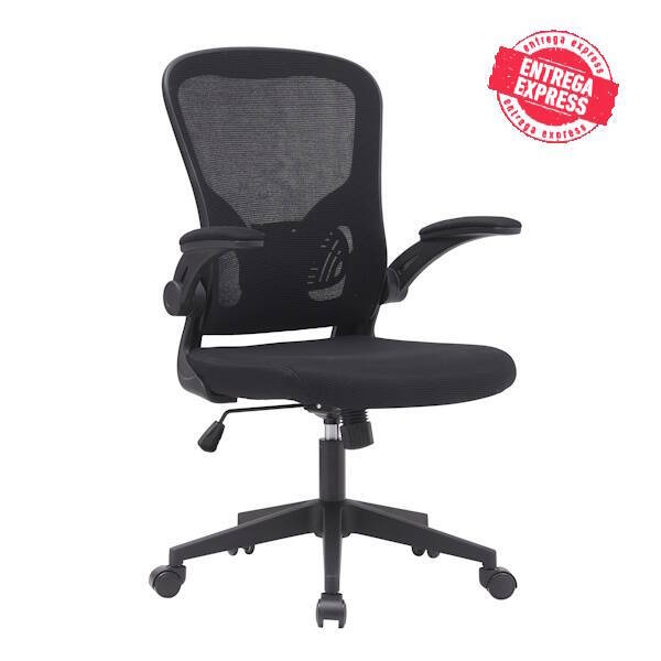 SILLA OFICINA MOD. FAMARA C/ NEGRO - ESTRUCTURA NEGRA