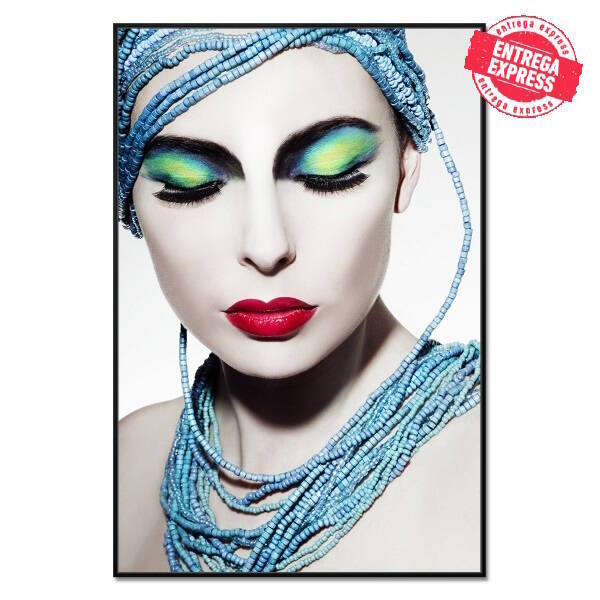 CUADRO 120*80 MUJER OJOS CERRADOS