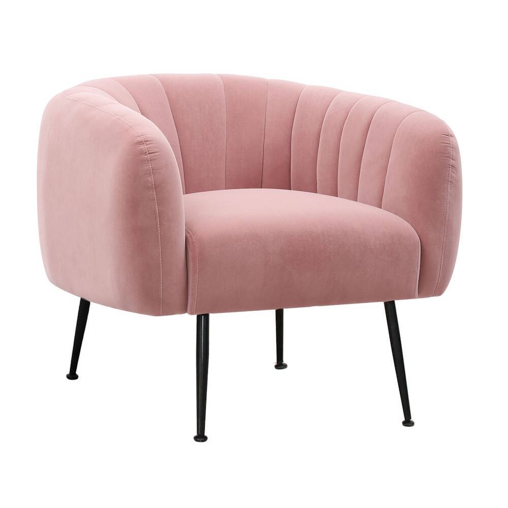 BUTACA MOD. TAMESIS TELA VELVET C/ ROSA - Imagen 2