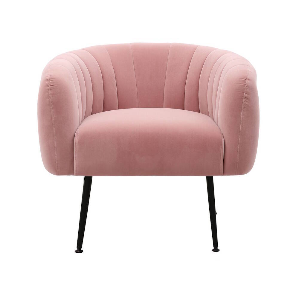 BUTACA MOD. TAMESIS TELA VELVET C/ ROSA - Imagen 3