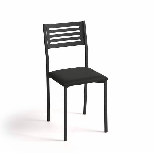 SILLA COCINA MOD. JULIA C/ NEGRO SE SIRVE EN CAJAS DE 4 UDS